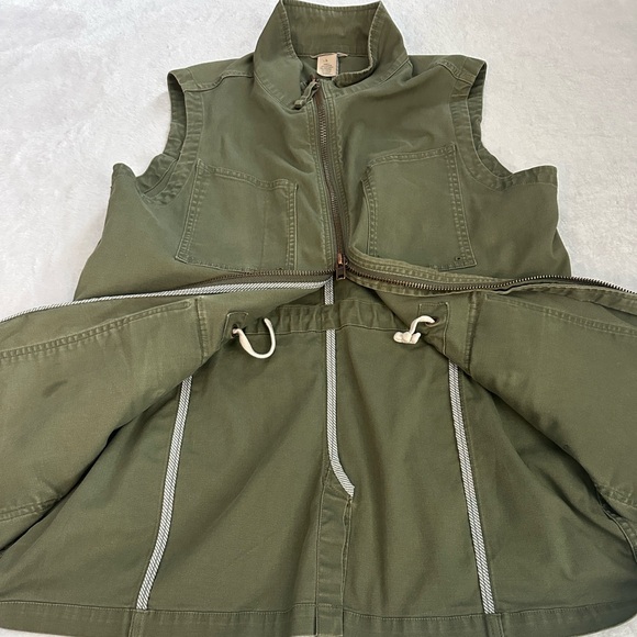 Duluth DuluthFlex Fire Hose Coolmax Utility Workwear Gardening Vest Green L Gorp - Picture 9 of 10